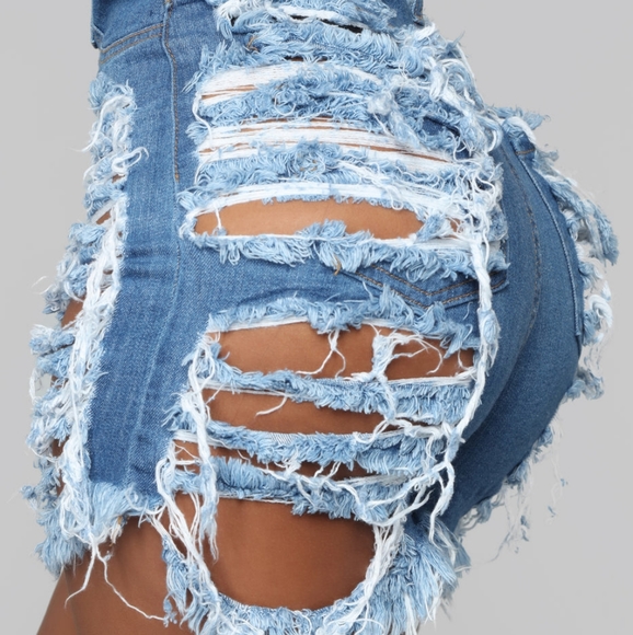 Yes Now Distressed Bermuda Shorts - Picture 4 of 7